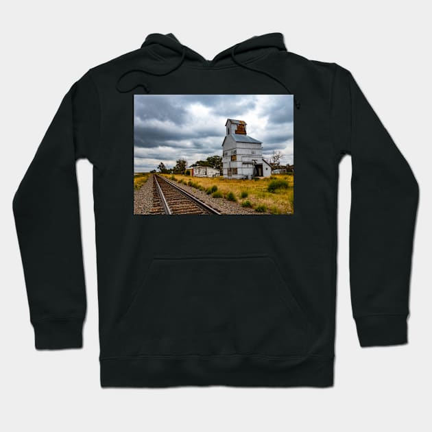 Old Silo by Railroad, Merino, Colorado Hoodie by BrianPShaw